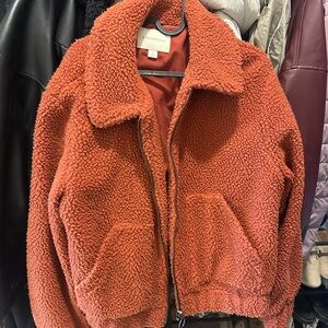 Aeropostale Rust Teddy Jacket